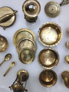 Peetal(Brass) Miniature Cooking Set