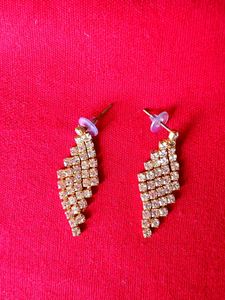 Sparkling Rhinestone Necklace &amp; Earring Set
