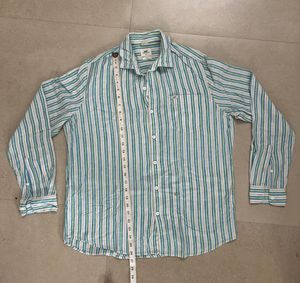 Lee Striped Casual Shirt + FREE Westside t-Shirt