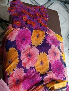 Floral Print Top and skirt