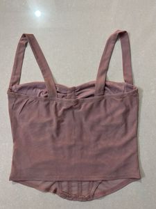 Corset Mesh Top