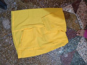 Yellow Embroidered Kurti Dress