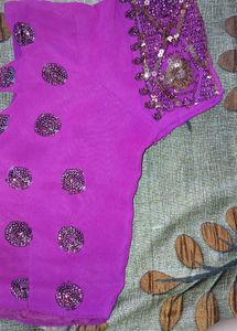 Pink Sequin Blouse