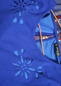 SHEIN Royal Blue Flair Dress👗✨