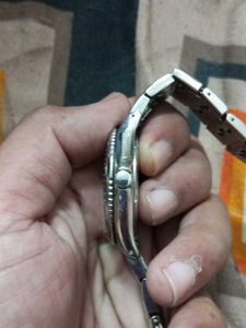 Fossil Orignal Mens Quartz With Rotating Bezel.