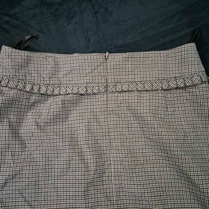 Checkered Mini Skirt| formal skirt| Korean