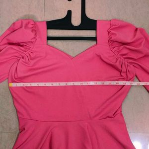 🛍️ Pink Peplum Top ⭐⭐⭐⭐⭐