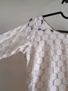 Straight Kurta (Cream)