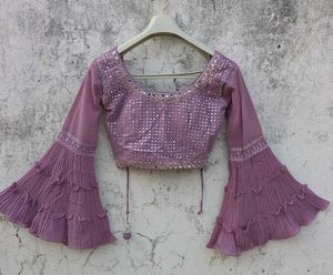 🌸 Mirror Work Lehenga Choli Set 🌸