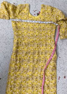 Yellow Embroidered Kurta Set