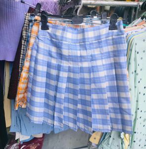 Plaid Mini Skirts