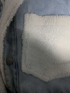 Denim Jacket with Sherpa Lining