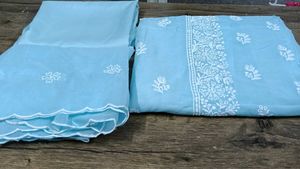 Dress Material With  Lining For Girls