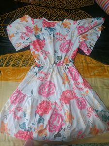 Floral Print Mini Dress