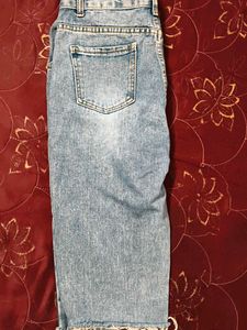 short denim capri for girls,women