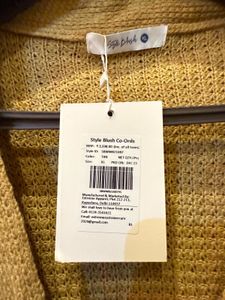 Tan Button-Down Cardigan