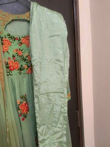 Elegant Mint Green Kurta Set🤩