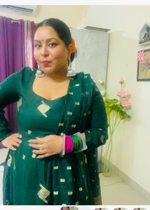 Emerald Green Anarkali Suit