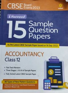 Accountancy Sample Question Papers For Class 12th CBSE