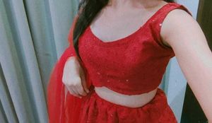 Red Lehenga With Dupatta