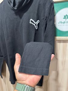 Puma Captivate Full Sleeves Black Hoodie