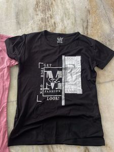 Stylish Black Graphic Tee