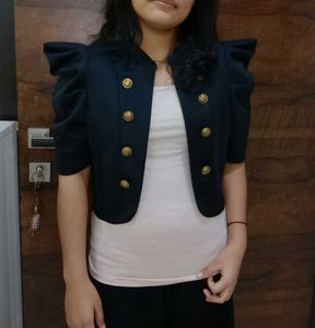 Beautiful Crop Short Black Jacket- Super Sexy