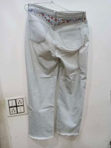 Embroidered Distressed Celebrity Jeans