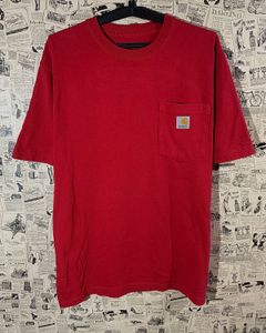 Red Carhartt Pocket T-Shirt