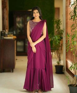 🆕️🆕️Designer Gown Saree