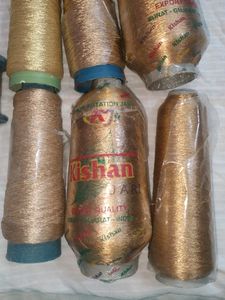 Silk , Jari  Thread For Embroidery