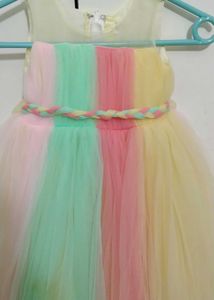 Rainbow Tulle Dress