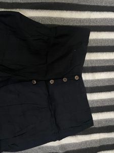 Black Bottom Flared Palazzos Trouser
