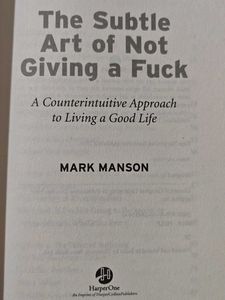 The Subtle Art of Not Giving a F*ck