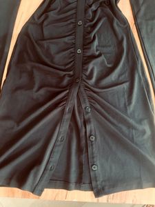 H&amp;M Draped Shirt Dress