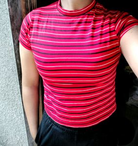 CHILLI RED HIGH NECK♥️🍒 TOP