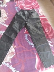 New Unused Leather Jeans
