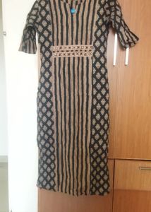 Striped &amp; Patterned Kurti
