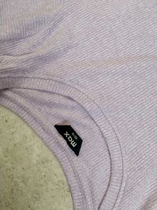 Lavender Ribbed Top