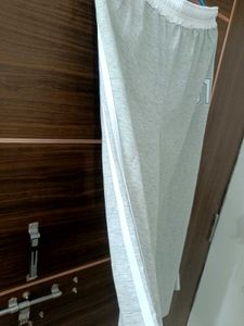 Grey Wide Leg Lounge Pants