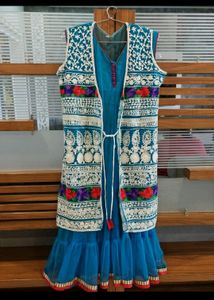 Kurta With Embroidered Jacket