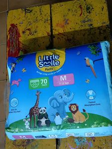 Little Smile Dry Feel Baby Diaper Pants – Medium