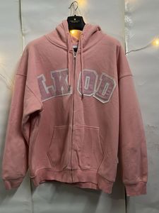 LKOD Pink Zip-Up Hoodie