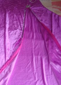 Elegant Purple Ethnic Gown