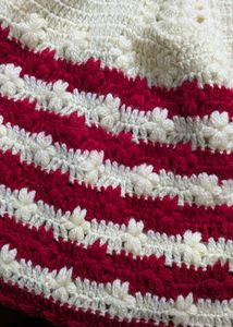 Red &amp; White Crochet Dress