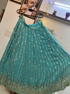 New Lehenga - Firozi Blue Colour Unused