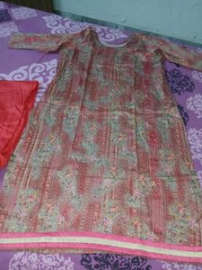 Floral Kurta Set With dupatta