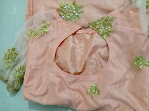 beautiful net kurti stitch by myself