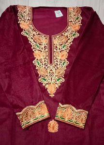 Brand New Velvet Kurta Pant Shawl Set