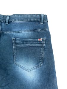 Ripped Denim Joggers